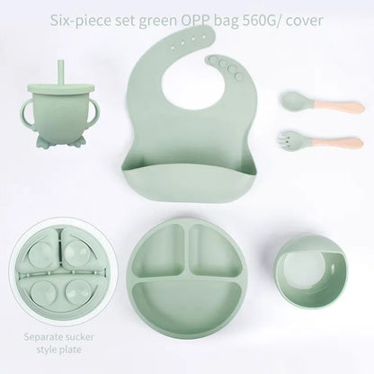 Baby Meal Set Silicone Set