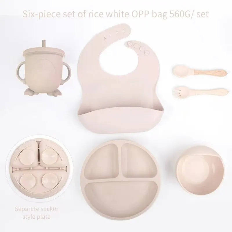 Baby Meal Set Silicone Set