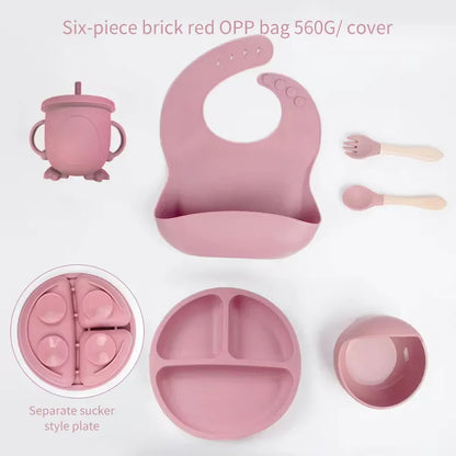 Baby Meal Set Silicone Set